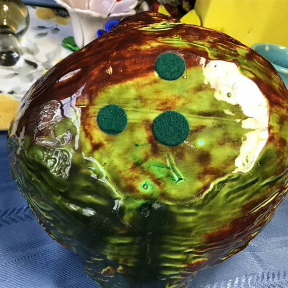 Vintage Very Interesting Planter Bowl About 7x8" Wierd Vases - Picture 3 of 6